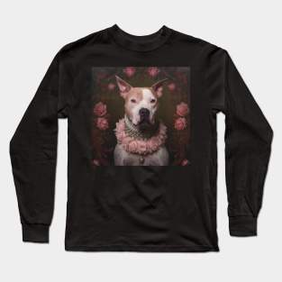 Pit Bull Portrait Long Sleeve T-Shirt